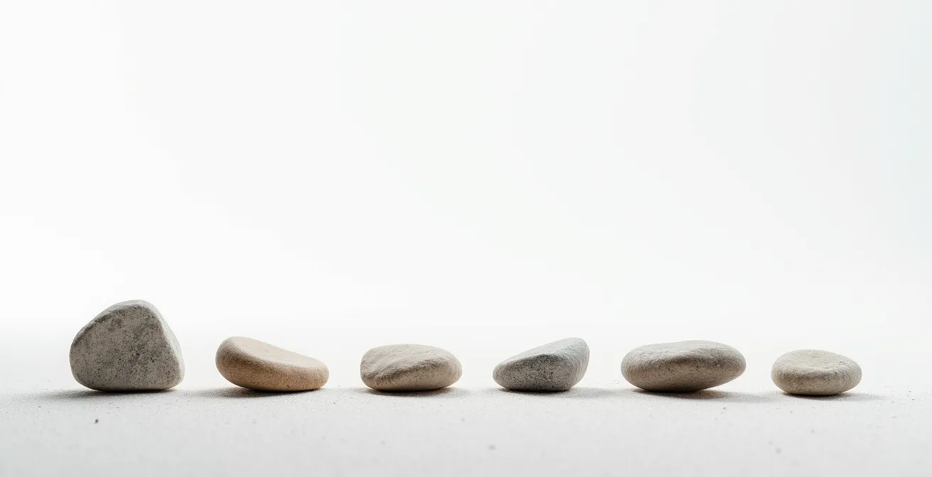 Composizione astratta che rappresenta la diversità delle risposte individuali